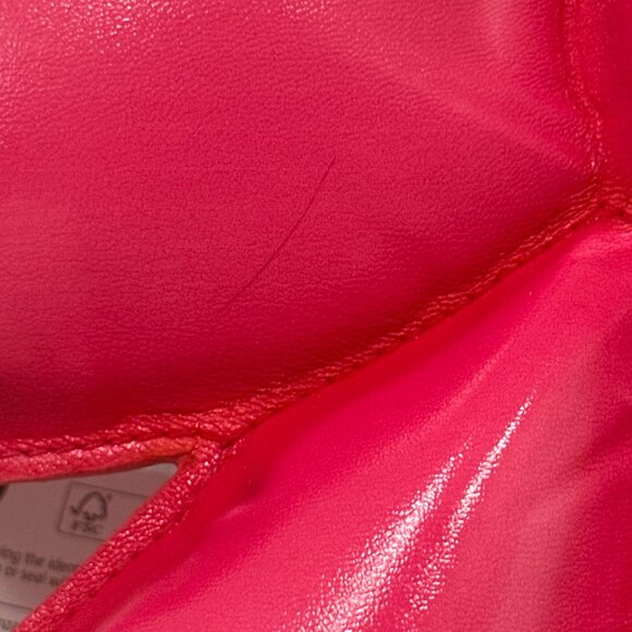 SS23 Moschino Couture Jeremy Scott Pink Inflatable Ribbon Patent Leather Bag - Picture 8 of 9